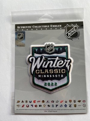 2022 NHL WINTER CLASSIC PLAYER JERSEY PATCH MINNESOTA OFFICIALLY LICENSED RETAIL