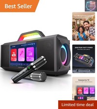 Karaoke Machine for Adults - with Lyrics Display and Screen, Professional Kar...