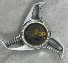 Luxor Wire Wheel Spinner Center Cap Metal Chrome Luxor Wire Wheel Spinner Center Cap Metal Chrome