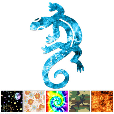 Lizard Reptile - Decal Sticker - Multiple Patterns & Sizes - ebn6647