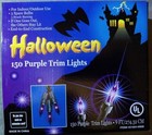 150 Purple 🟣 Halloween Lights Indoor Outdoor 9 ft / 274.32 cm