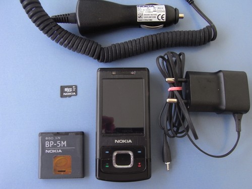 Nokia Slide 6500 - Schwarz (ohne Simlock) slider Handy