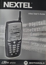 Motorola Nextel I30SX Users Guide 