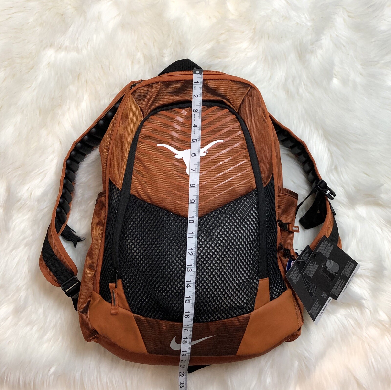 nike max air backpack orange
