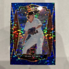 2021 Panini Select Dean Kremer #167 RC BLUE PULSAR PRIZM /13