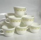Vintage Pyrex Summer Impressions Sunshine 8oz Milk Glass Coffee/Tea Cups