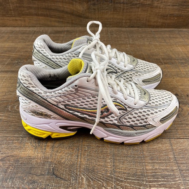 Saucony ProGrid Ride 2 Running Shoes White Yellow Silver B-103 Women's Size 7.5 | eBay