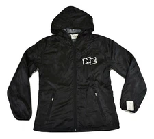 J. America Womens Northeast Tigers Hooded Lined Black Jacket New S-2XL