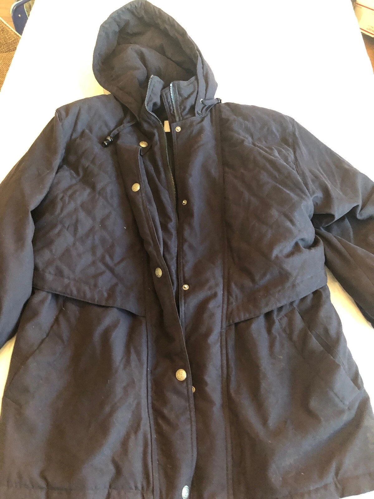 Jacqueline Ferrar Thick Winter Jacket Size XL Black