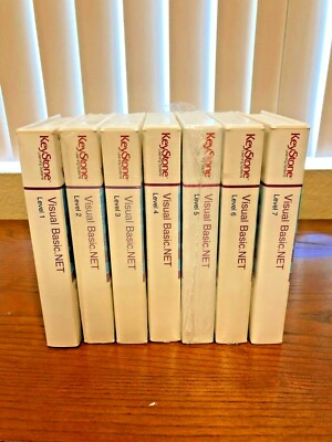 Keystone Learning Systems VB.net VHS Training Video Complete 7 tape Set ...
