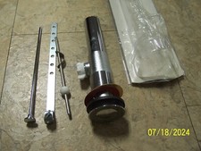 New Chrome Lavatory Pop up Drain Complete Assembly