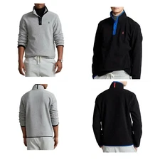 Polo Ralph Lauren Men's LS Shirt S, M, L or XL Fleece Mock Neck  Pullover