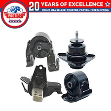 Fits 2007-2011 Hyundai Elantra 2.0L MANUAL Trans Motor & Trans Mount Set 4PCS :