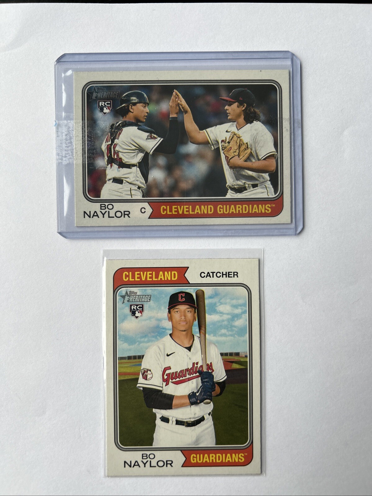 2023 Topps Heritage #172 Rookie Image Variation SP Short Print Bo Naylor Bonus