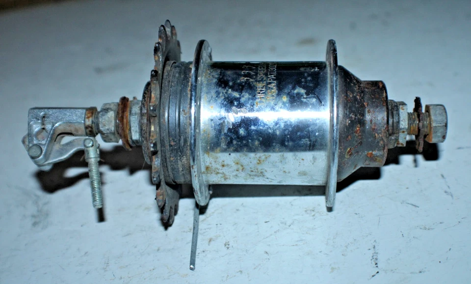 Shimano 333 Internal Rear Cruiser Bike Hub 110mm 36H 19T 3 Speed Fast US Shipper - Image 3 of 4