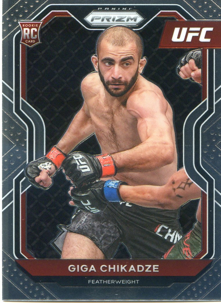 2021 Panini UFC Prizm GIGA CHIKADZE RC ROOKIE MMA Base Card No 72