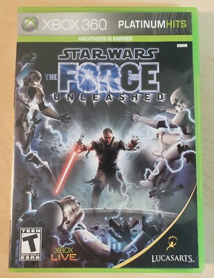 Star Wars The Force Unleashed Platinum Hits Microsoft Xbox 360 Complete Tested