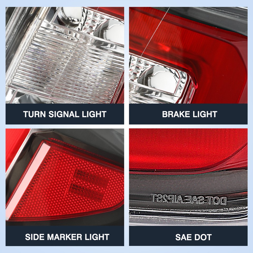 Left Tail Light Taillamp Fit For GMC Acadia 2013-2016 Brake Stop - Foto 3