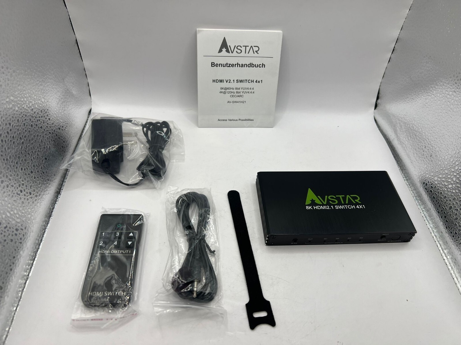 AVSTAR 8K HDMI 2.1 SWITCH 4X1 