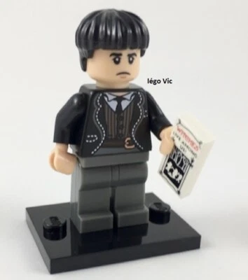 Lego 71022 Minifig Figurine Série Harry Potter - Credence Barebone socle + fiche - Photo 1/2