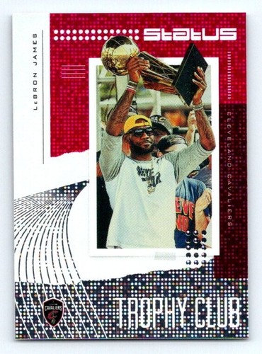 LEBRON JAMES - 2019-20 PANINI STATUS - TROPHY CLUB - RED PARALLEL