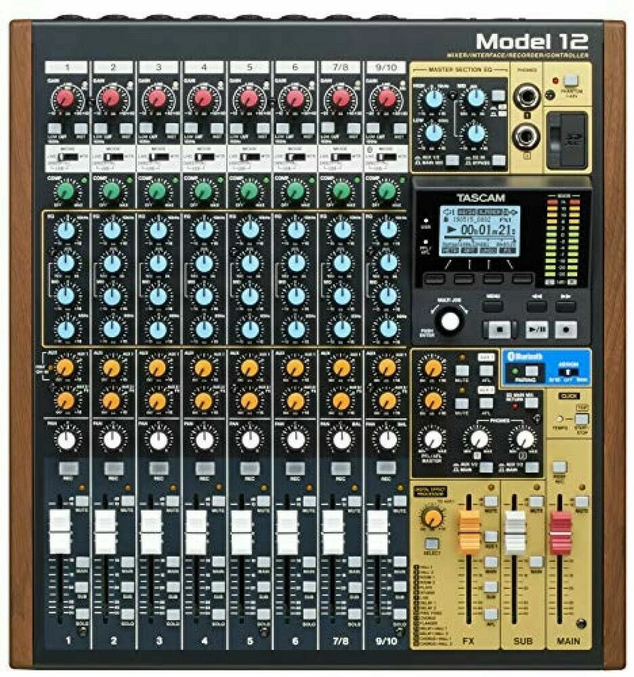 TASCAM Model 12 12 Track Multitrack Recorder USB Audio Interface - Image 2 of 4