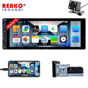 Android 12 Single 1 Din 6.9" Bluetooth GPS WIFI Touch Screen Car Stereo FM Radio