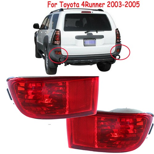 Rear Bumper Reflector Light for Toyota 4Runner 2003 04 2005 Left/Right Lamp FAST