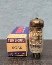 1- Tung Sol 6CS6 Vacuum Tube NOS/NIB Tested Qty (3) Available