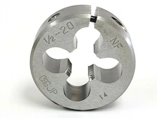 1/2 -20 X 1-1/2 OD ROUND ADJUSTABLE DIE HIGH SPEED STEEL  OSG 2707300 NEW 