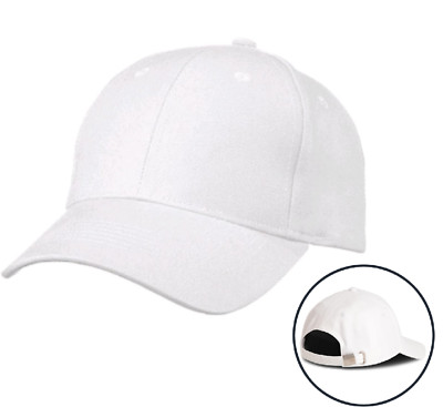 Verstellbare Kappe ORIGINAL CAP Unterseite BASECAP MÜTZE Baseball Hut WeißeKappe
