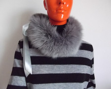 Pelliccia FUR Collo Scaldacollo Kragen Sharf Volpe SHADOW Fox Fuchs ho visone
