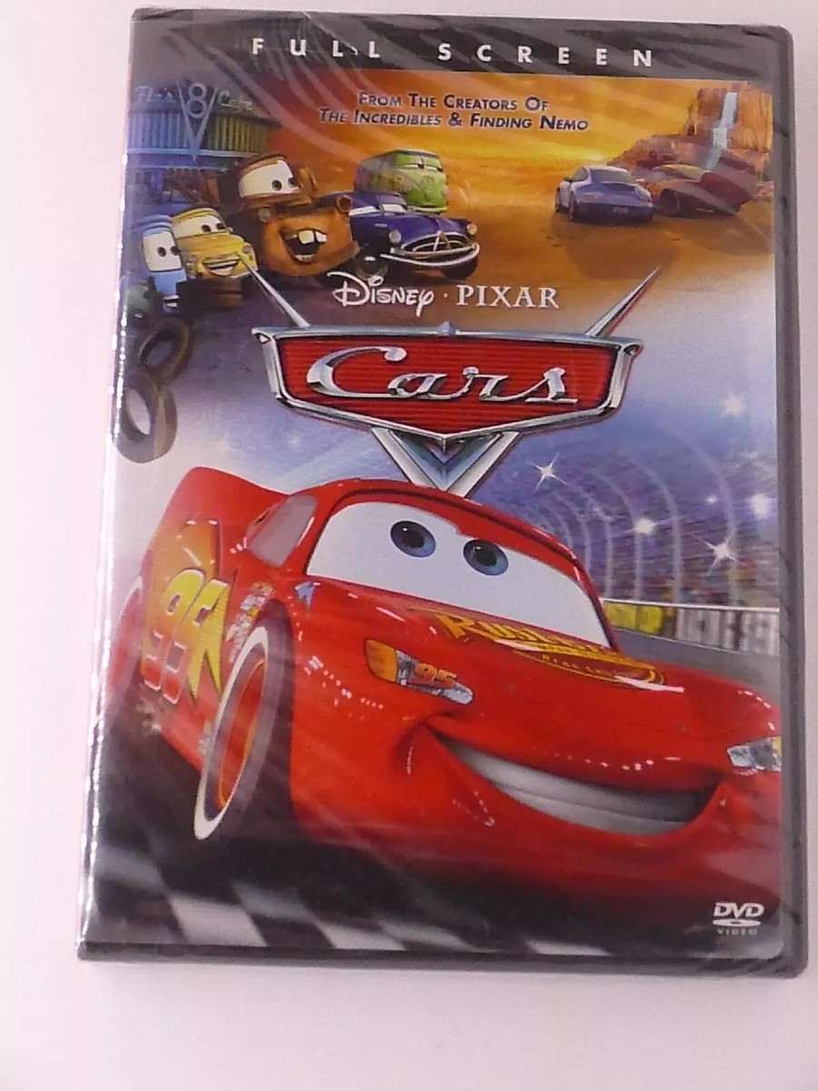 Cars (DVD, Disney Pixar, Full Screen, 2006) - WITH SLIPCOVER