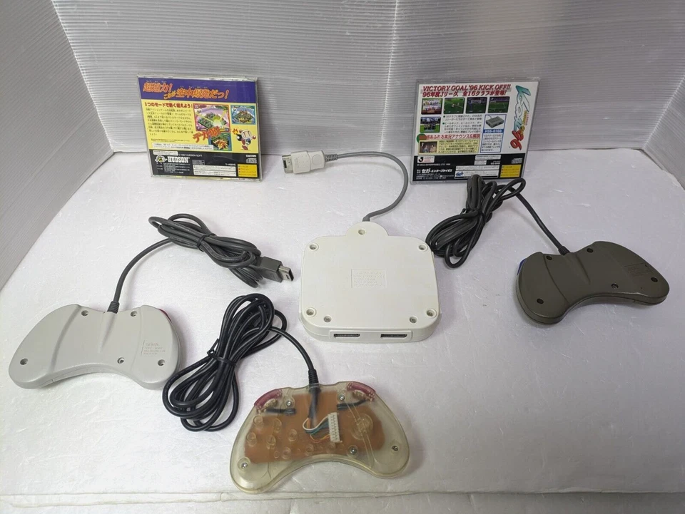 Sega Saturn Sbom Multi Tap HC-736 3 Controllers Saturn Bomberman SS Japan - Image 3 of 4
