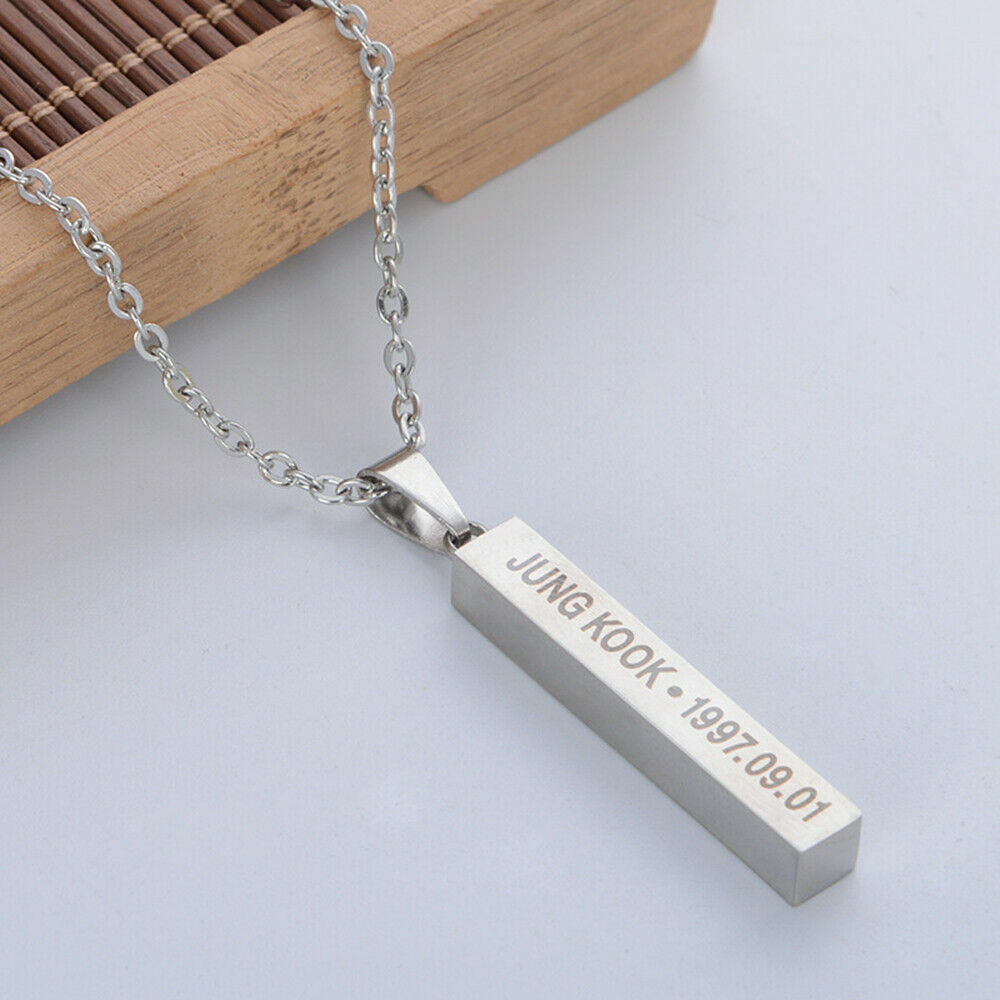 KPOP BTS Necklace Bangtan Boys J-Hope Suga V JungKook Unisex