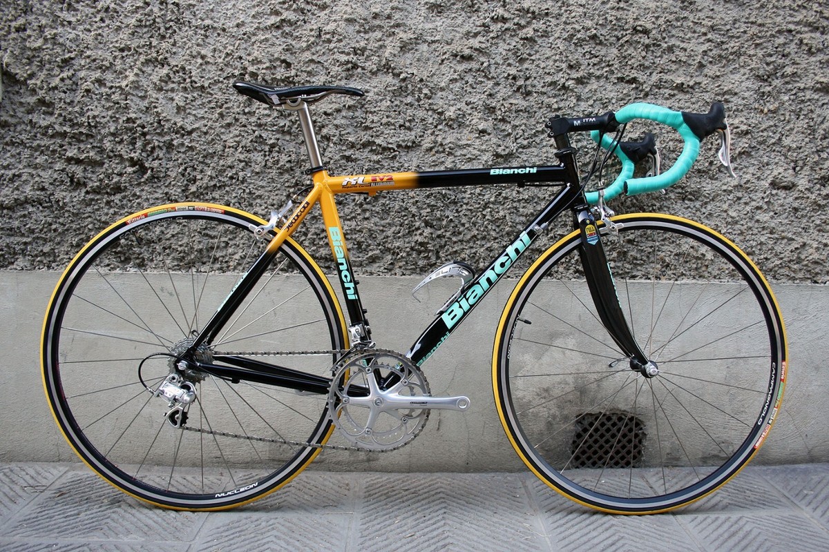 new old stock bianchi mega pro xl ev2 nos italy pantani vintage 