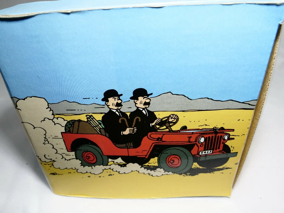 Hapax Tintin La Jeep de Las Dunn A Pays De L'Or Negro 1/18 Sin Salida Caja - Imagen 3 de 4