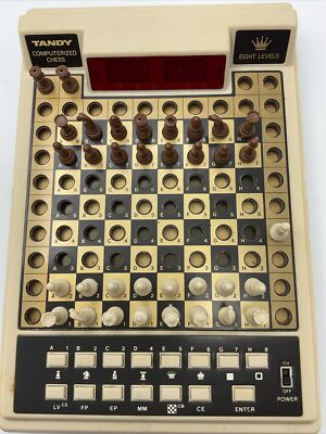 VINTAGE RARE 1980 RADIO SHACK TANDY COMPUTERIZED CHESS EIGHT LEVELS 60-2175