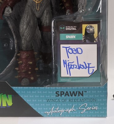 Spawn Wings Of Redemption McFarlane Autograph Statue Gold