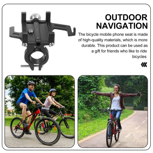 Bike Phone Bracket Bicycle Holder Miss Mobile for Cell Aluminum Alloy Stand - 第 8/12 張圖片