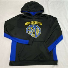 Sport Tek Sweatshirt sz S Black Akins Orchestra Hoodie Streetwear Athleisure