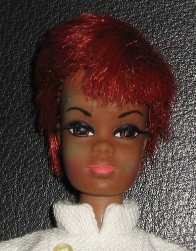 1968 rot oxidierte TNT ,Nurse Julia , Wimpern , vintage , Japan 1966