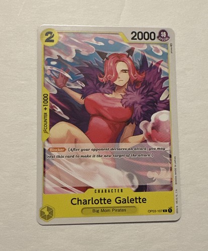 ONE PIECE Gioco di Carte OP03-107 Charlotte Galette C Mighty Enemies