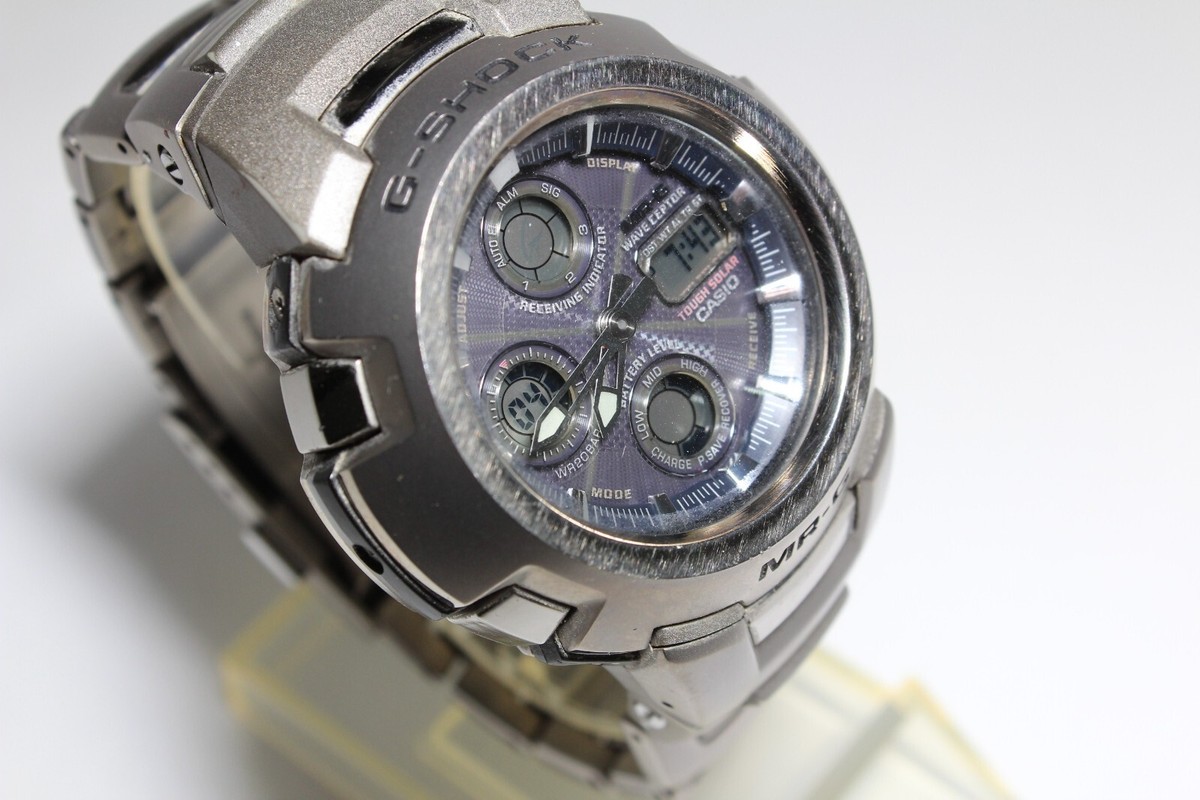 CASIO MR-G MRG-2000DJ Titanium Analog Digital metal band G CASIO MR-G MRG-2000DJ Titanium Analog Digital metal band G