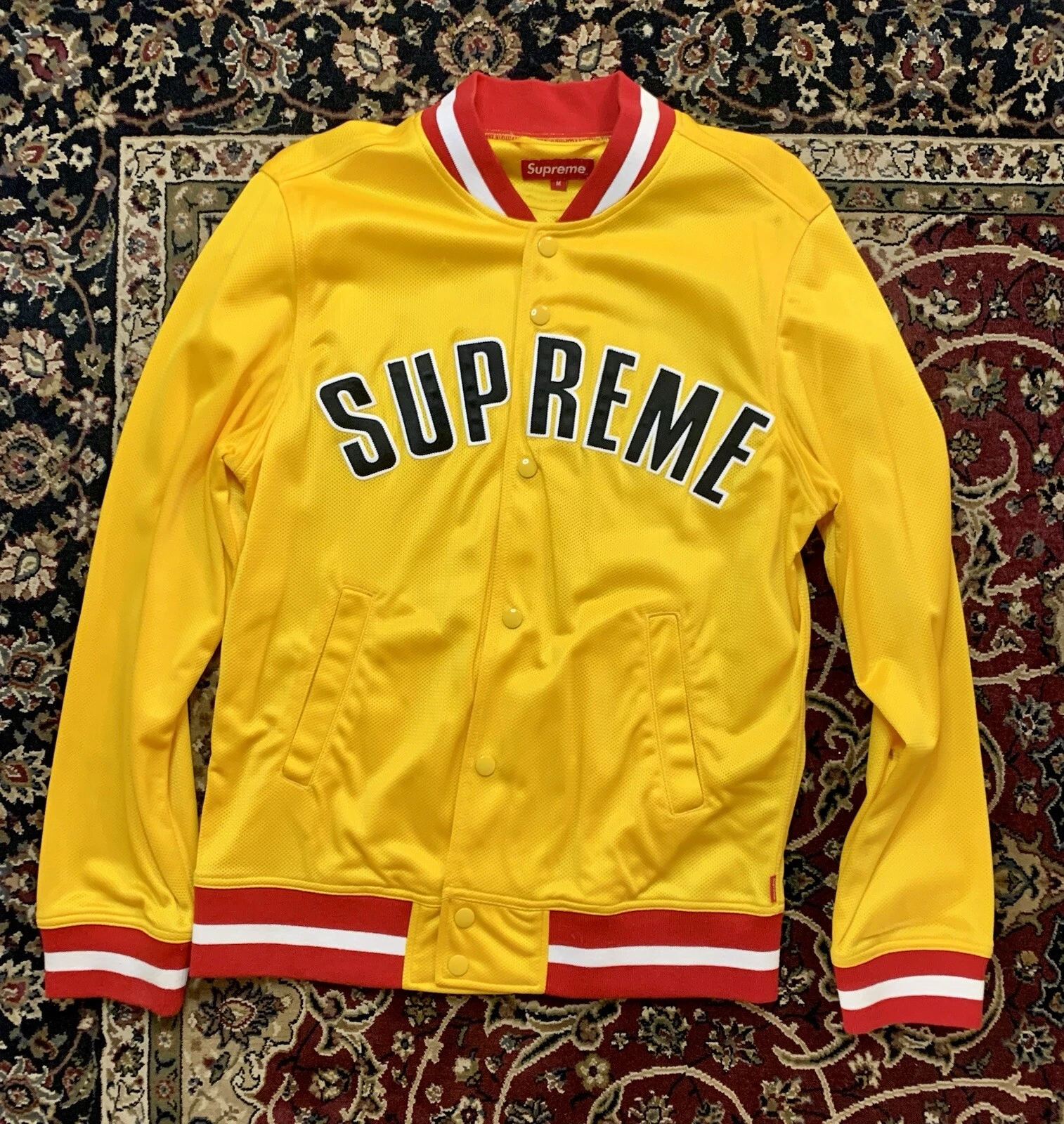Veste de survêtement Supreme Varsity Tackle broderie maille M Allemagne neuve SS15
