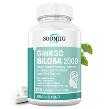 Ginkgo biloba capsules - enhance immunity, improve memory, and delay aging