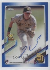 2021 Topps Chrome Rookie Blue Refractor 10/150 Jake Cronenworth #RA-JC Auto 0xz8