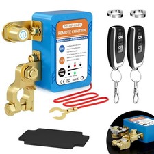 Kill Switch for Car, 250A 12V/24V Remote Battery Disconnect Switch, 24V/12V