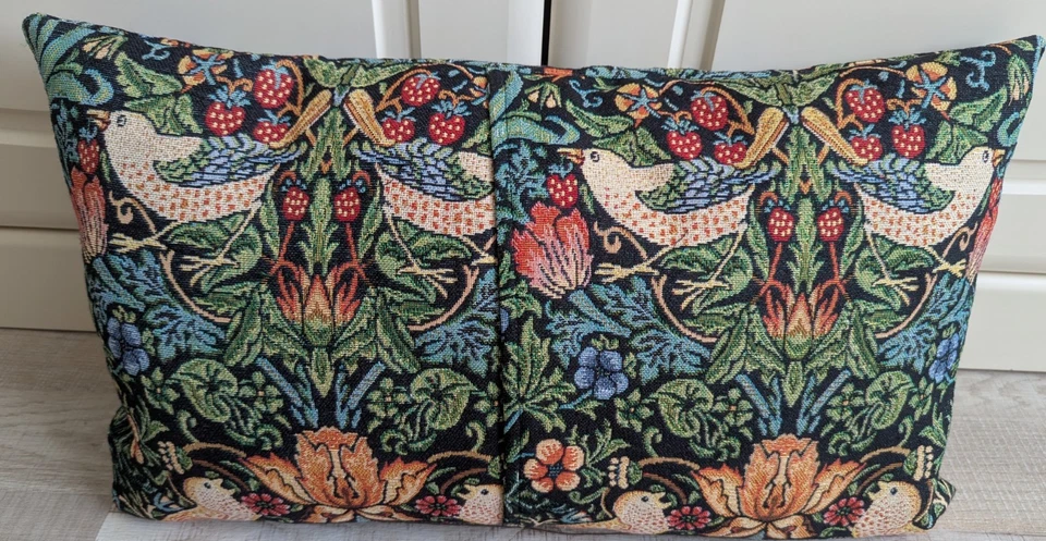 William Morris Strawberry Thief Tapestry Fabric Cushion - Image 2 of 3