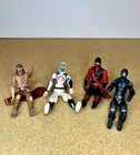 GI Joe Cobra Ninja Lot 4 Figures 2005 Hasbro 3.75”